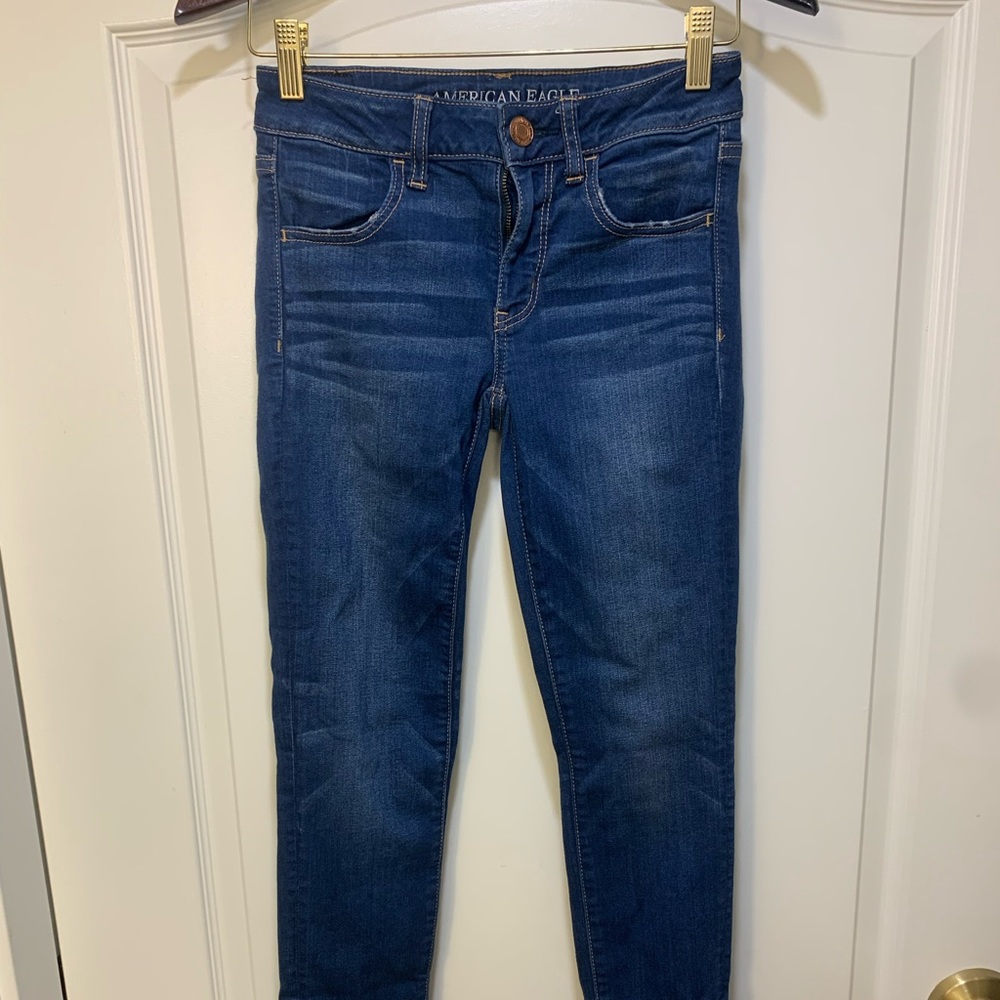 American Eagle Dark Wash Skinny Jeans
